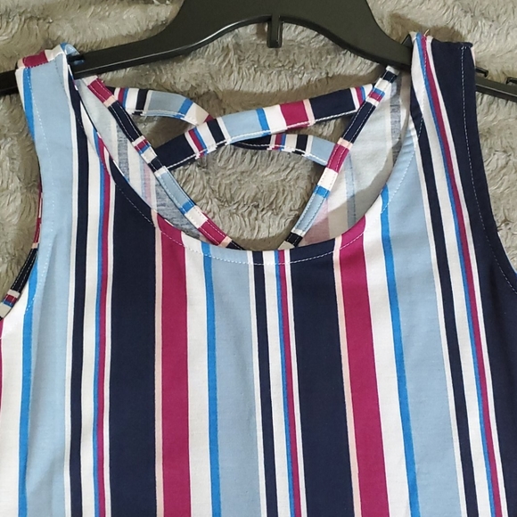 Striped summer dress - Picture 2 of 3